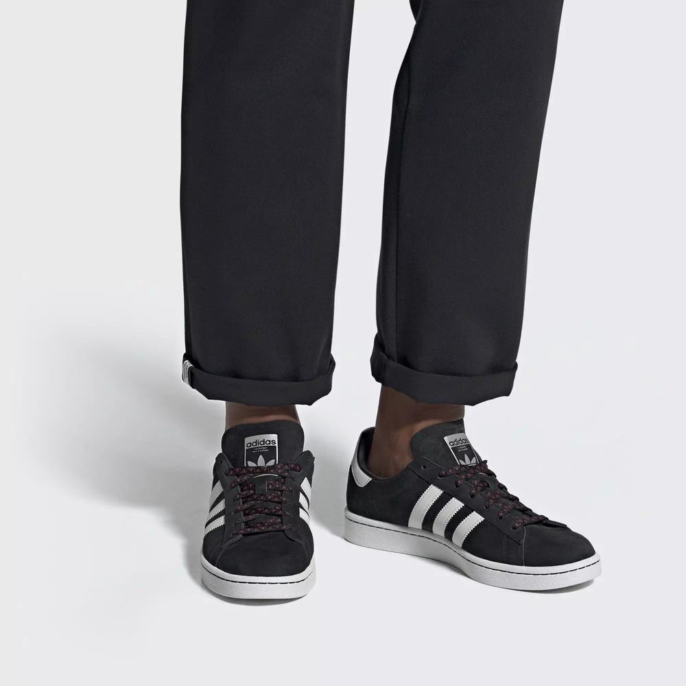 Adidas Campus Tenis Negros Para Hombre (MX-85970)